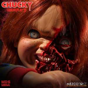 Muñeco Chucky de 15 Pulgadas con Cara de Pizza Parlante para Niños, Juguete de Estilo Blythe con Funcionamiento a Pilas, Modelo de Dibujos Animados de Porcelana y Vinilo - Product Image 4