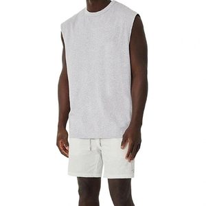 Débardeurs personnalisés pour hommes – Noir et Blanc – Séchage rapide – Musculation – Fitness – Athlétisme – Débardeurs de sport - Product Image 3