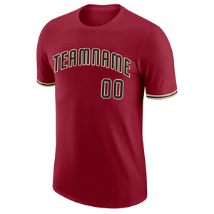 Camiseta con nombre de equipo personalizada, uniforme deportivo de poliéster con estampado de sublimación, camiseta para jugadores informales unisex, camiseta - Product Image 4