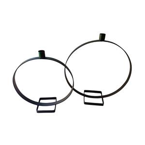 Iron Circle Metal <b>Candle</b> Holder for Tapered <b>Tealight</b> <b>Candles</b> for Easter Valentine's Day Birthday Christmas Decorative Holder - Product Image 3