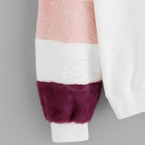 Sweatshirts décontractés chauds pour femmes, style tendance, séchage rapide, respirant, uni, teint et doublé confortable - Product Image 4