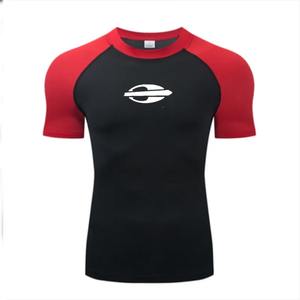 Upf 50+men's Raglan Short Swimming T-shirt Breathable <b>Surfing</b> Shirt Anti Rash Hiking Outdoor Shirt - Product Image 2