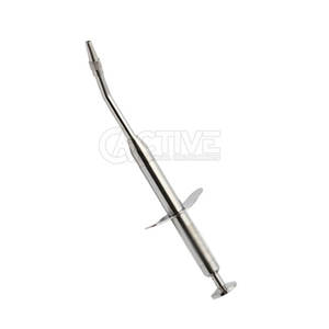 Portador de amalgama Dental de calidad superior Herramientas restaurativas de acero inoxidable Portador de amalgama Dental OEM de doble extremo - Product Image 2