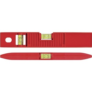 Nivel de burbuja TORPEDO de 25 cm, ABS, rojo, 1 mm/m, con imán, categoría de producto BMI: Niveles - Product Image 1