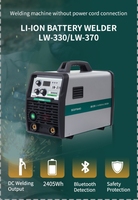 LW370 Soudeuse rechargeable de conception portable très vendue Machine à souder à batterie au lithium intégrée