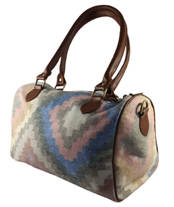 Bolso de hombro tejido hecho a mano de algodón con estampado Kelim para mujer, bellamente cosido para compras de mujer, género de embragues de viaje - Product Image 3