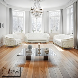 Meilleur prix ensemble de canapés classiques en bois de teck Bolivie meubles de salon de luxe au design minimaliste pour les chambres principales de l'hôtel - Product Image 1