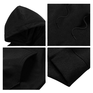 Sudadera con capucha de lana de algodón 100% para hombre, sudadera bordada de invierno con cremallera completa cómoda transpirable HeavyGSM de alta calidad - Product Image 5