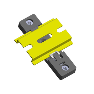 Support de montage sur rail DIN durable pour applications industrielles et électriques, installation sécurisée sur mur ou panneau - Product Image 3