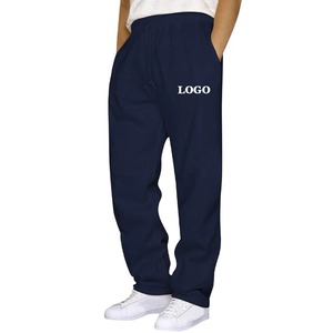 กางเกงสเวตเตอร์เอวสูงผ้าแคนวาสสำหรับผู้ชายใส่ได้ทุกวันมีสายรัดเอวยางยืดและมีกระเป๋ามีซิปขนาด XL สวมใส่สบาย - Product Image 6