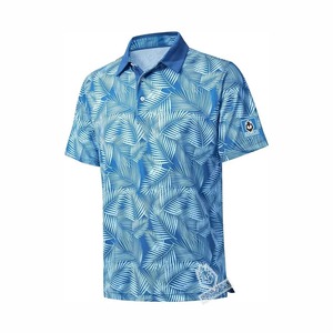 เสื้อโปโลกอล์ฟผู้ชายเสื้อยืดกีฬาพิมพ์ลายแบดมินตันชุดเทนนิสคอวีกระดุมปิดผ้าสแปนเด็กซ์/ โพลีเอสเตอร์ - Product Image 2