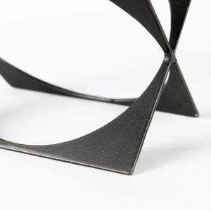 Centre de table abordable Sculptures en métal Petite table en métal décoratif Art métallique fabriqué par Uzair Artisanat d'Inde 2025 - Product Image 3