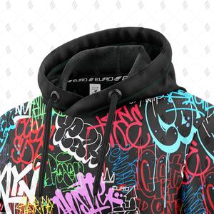 Sweat à capuche en coton uni personnalisé, tricoté, avec poche, coupe ample, tissu doux et léger, style décontracté, OEM en gros - Product Image 6