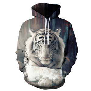 Sudadera con Capucha para Hombre, Diseño Personalizado con Logotipo Impreso en la Parte Delantera, Estilo Urbano, Lavado Desgastado, Poliéster/Algodón, Impresión Digital de Invierno, OEM/ODM - Product Image 4