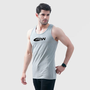 Camiseta sin mangas deportiva de algodón para hombre, chaleco sin mangas de poliéster de secado rápido, camisa atlética ligera a granel, venta al por mayor para clubes de gimnasio Fitness - Product Image 6
