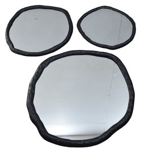 Art Deco Luxury Eco-Friendly Durable <b>Wood</b> Round Handmade Wall <b>Mirror</b> for Living Room <b>Bathroom</b> and Bedroom High Quality Decor - Product Image 6