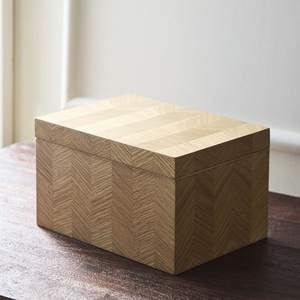 Boîte géométrique en bois avec poignées Décoration intérieure Rangement Vente à chaud Cadeaux & Artisanat Boîtes en bois Panneaux muraux Made In India - Product Image 2