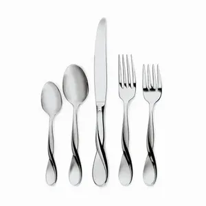 Ensemble de couverts en acier inoxydable de qualité supérieure, parfait pour les hôtels, les restaurants et les desserts, couverts de cuisine. - Product Image 2