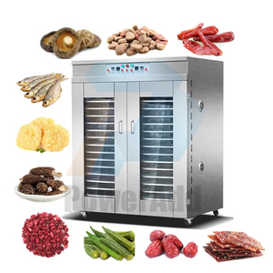 Horno de secado de alimentos, Máquina secadora de frutas pequeñas, <span class=keywords><strong>pollo</strong></span>, carne de res, cáscara de cítricos, macarrones, yuca, deshidratador, secador de bandeja industrial - Product Image 6