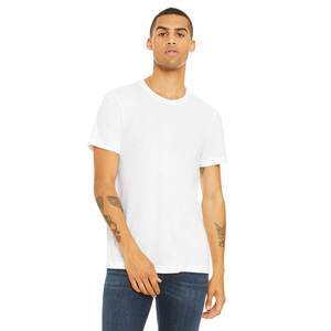 T-shirt à col ras du cou unisexe Tri-Blend T-shirt à manches courtes pour hommes et femmes - Product Image 2