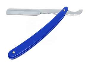 Rasoirs pour la gorge à coupe droite en acier inoxydable pour hommes de taille personnalisée Rasoirs professionnels de salon de coiffure à poignée enduite de papier Rasage avec logo - Product Image 5