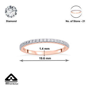 แหวนเพชรดีไซน์เรียบหรูสไตล์ลำลอง - Product Image 6