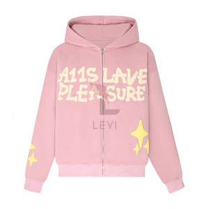 Logo haute qualité bouffée imprimé basicscoton mélangé sweat à capuche respirant pour hommes doux hiver mode à manches longues vêtements confortables - Product Image 2