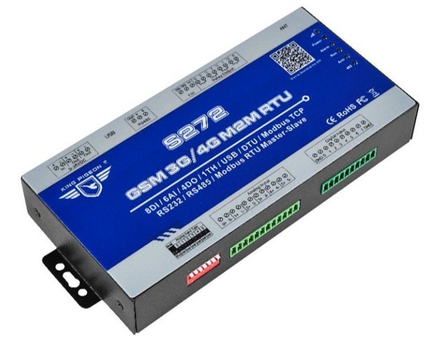 WITTELB S272 4G LTE Cellular RTU Modbus TCP RS485 Remote Terminal Unit IoT Gateway GSM 3G M2M Industrial Automation Data Logger