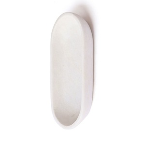 ชามทรงรีลายหินอ่อนสีขาวทำด้วยมือชิ้นส่วนทรงวงรีหรูหราสำหรับงานปาร์ตี้บริการชงกาแฟและตกแต่งจำนวนมากทั่วโลก - Product Image 6