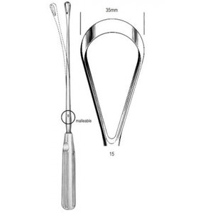 Sims uterus <span class=keywords><strong>Curette</strong></span> dövülebilir keskin Fig.15 35mm 31cm jinekolojik cerrahi aletler paslanmaz çelik araçları manuel güç - Product Image 1
