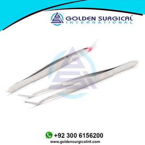 Pince de dentiste en acier inoxydable pince à épiler outil de nettoyage des dents cuspidales pour clinique dentaire pas cher prix bas quantité minimale de commande - Product Image 2