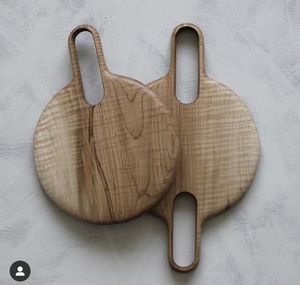 Fiestas de boda de Navidad, tabla de cortar de madera para cortar queso, venta al por mayor, tabla de queso para restaurante, tabla de servir comida profunda - Product Image 3