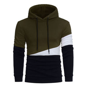 Design personnalisé pour hommes élégant sérigraphie pull-over à capuche Streetwear Slick sérigraphie à la mode tissu éponge - Product Image 1