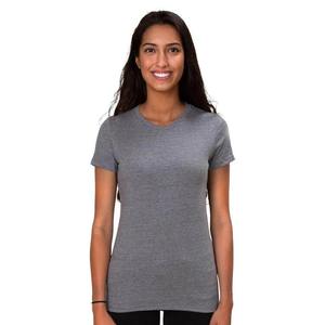 Bella + toile T-shirt décontracté à trois mélanges pour dames T-shirt décontracté à trois mélanges District T-shirt parfait pour femme Bleu respirant - Product Image 3