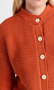 Cárdigan informal personalizado bordado de punto Varsity Cardigan suéter hombres prendas de punto uniforme Jacquard cuello cárdigan de punto - Product Image 2