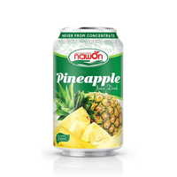 Nawon Ananas 30% Vruchtensap Drinken Beste Kwaliteit Verfrissende Kokosdrank Zuurzak Water Suiker Doos Fles Hete Groothandel