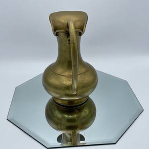 เหยือกทองเหลืองหนักเหยือกตกแต่งเหยือกสำเนียงทำในอินเดีย - Product Image 4