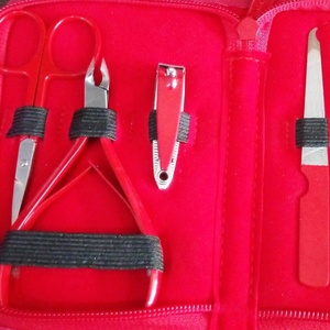 Juego de herramientas profesionales para el cuidado de las uñas de alta calidad, Kit de pedicura y manicura de acero inoxidable, PU, incluye cortaúñas, herramientas de aseo - Product Image 3
