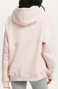 Sudaderas con capucha de mujer hechas a medida con logotipo impreso DTF personalizado sudadera de lana de ajuste holgado Rosa Bebé de gran tamaño-lavado ácido de invierno - Product Image 3