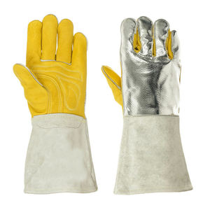 Nuevos guantes de soldadura de cuero de precio barato al por mayor 2025 con protección de manos de alta calidad 100% - Product Image 3