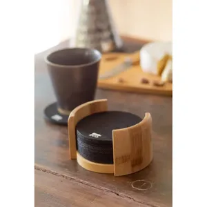 Chiang Eco-Friendly RPET <b>Coaster</b> <b>Set</b> Promotional Gadgets for Your Home or Office - Product Image 2