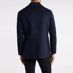 Peacoat confortable léger pour hommes facile à porter Durable Materia Offre Spéciale Prix raisonnable Utilisation en plein air Peacoat d'hiver - Product Image 2