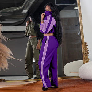 Ensemble Jogging Coupe-Vent Streetwear Grande Taille pour Femmes Couleurs Personnalisées Imperméable Respirant Polyester Survêtement - Product Image 6