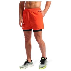 Best Selling Polyester Summer Running Athletic Workout <b>Shorts</b> Double Layer Custom Sublimated Men <b>Gym</b> <b>Shorts</b> With Pockets Comfort - Product Image 4