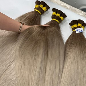 ผมต่อจากคนเวียดนามเรียงตามธรรมชาติสีดำตรงจากธรรมชาติ - Product Image 2