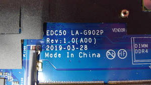 Nueva placa base para ordenador portátil Dell Latitude 5500 i7-8665U LA-G902P DDR4 SRF9W 035YRT 35YRT - Product Image 4