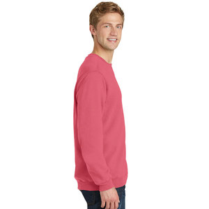 Wholesale Heavyweight 100% Cotton Sweatshirt Men Custom Embroidery Long <b>Sleeves</b> Logo 300 GSM Solid Pullover No String Sweatshirt - Product Image 6