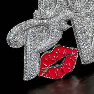 จี้เพชรโมอิสซาไนต์คุณภาพสูงแบบกำหนดเอง สไตล์ฮิปฮอป เงินแท้ S925 เครื่องประดับชั้นสูง พร้อมใบรับรอง GIA - Product Image 4