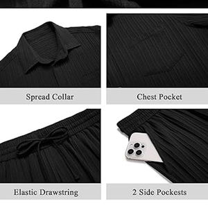 Survêtement d'extérieur respirant en molleton à manches courtes avec boutons pour l'été, logo à l'avant, vente en gros, couleurs personnalisées pour hommes - Product Image 5