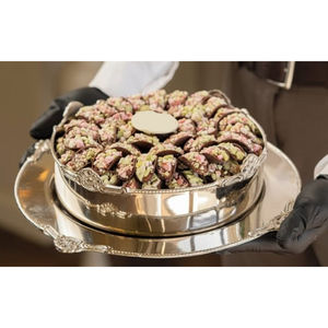 Cuenco de Metal plateado de calidad superior, cuenco decorativo para servir en el hotel, Cuenco para dulces de Chocolate de diseño moderno, el precio más barato - Product Image 1